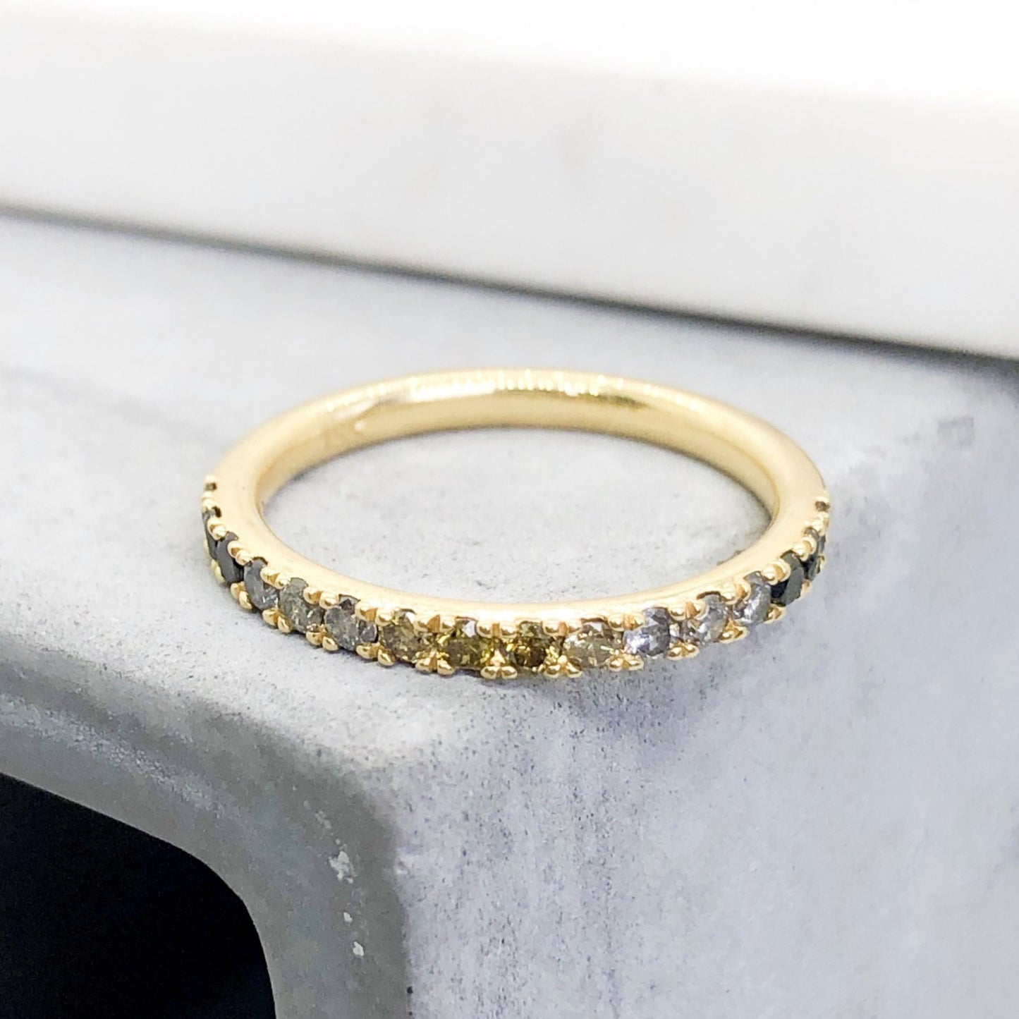 Precita Natural Olive Diamond Ring